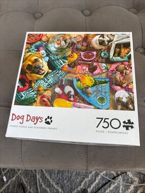Buffalo David Bitton Multicolor Pets Puzzle Box - Bright Mixed Hues